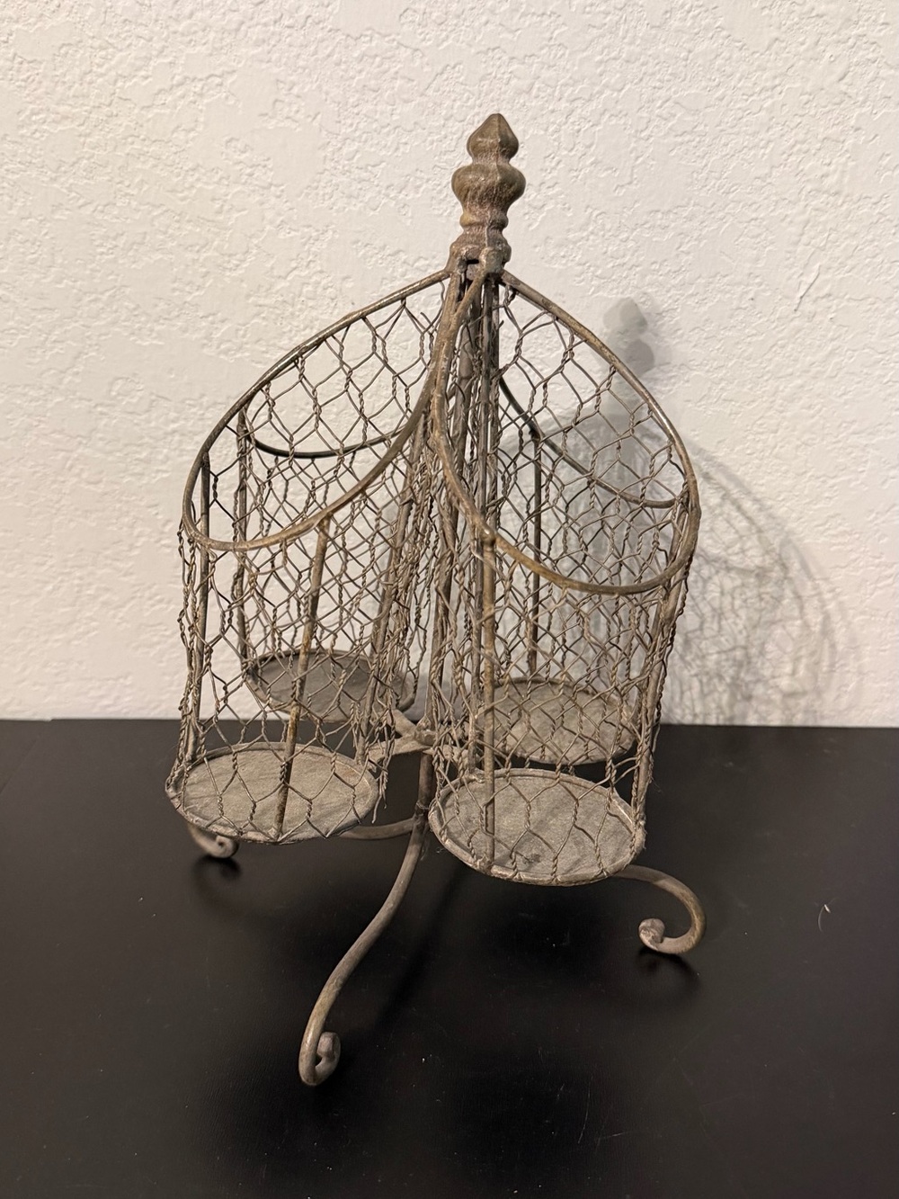 Rustic Wire 4-Tier Rotating Organizer - Wire - Picture 4 of 4